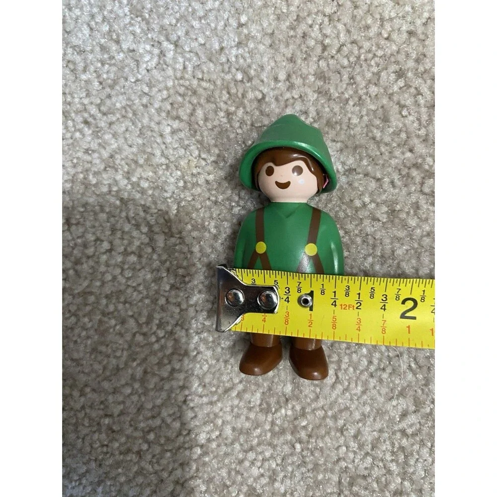 Vintage Playmobil 123 Jager Farmer Boy Green Hat Advent Calendar Figure 1999